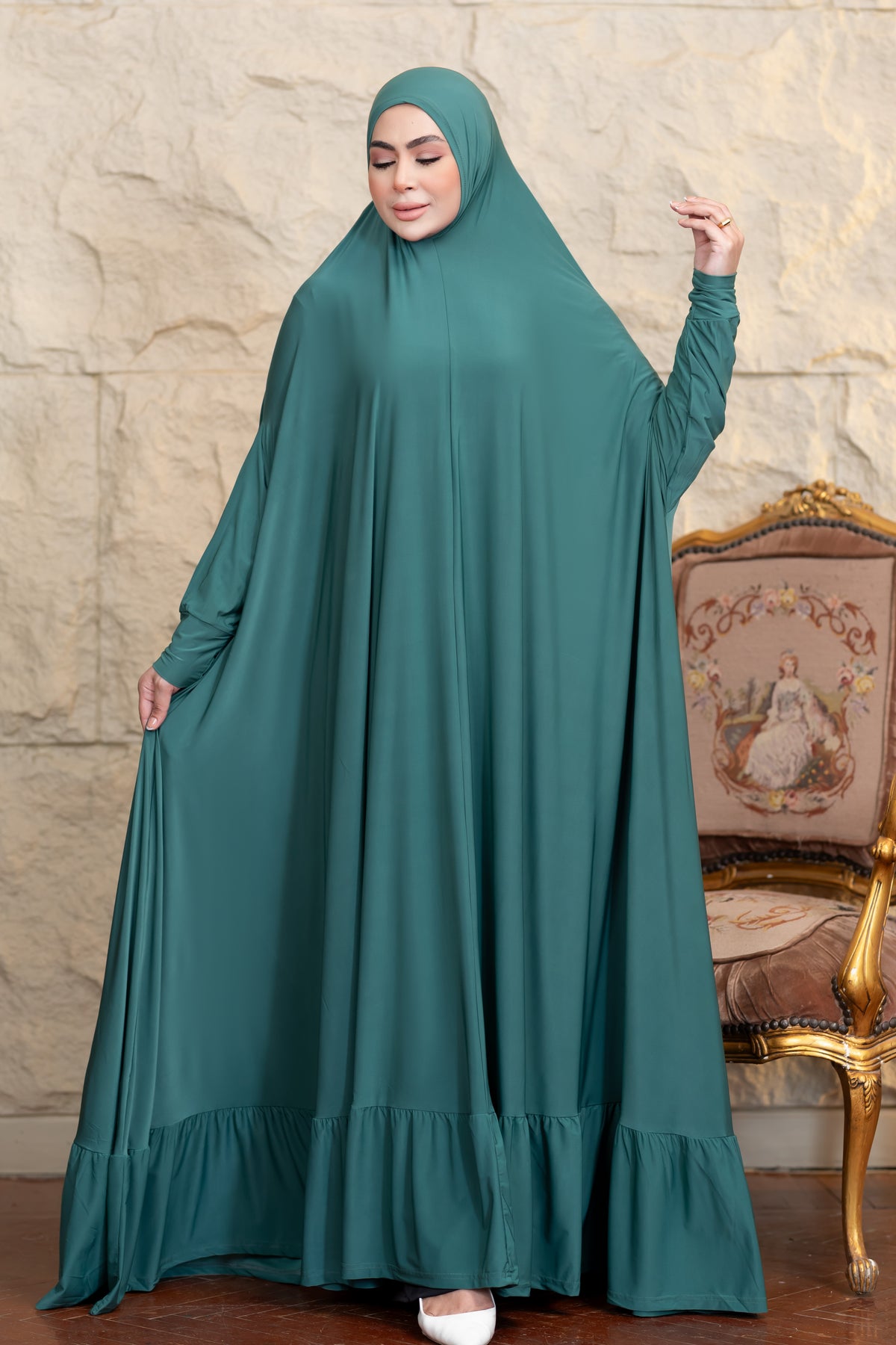 ملحفه صلاه بخامة زبدة كوري