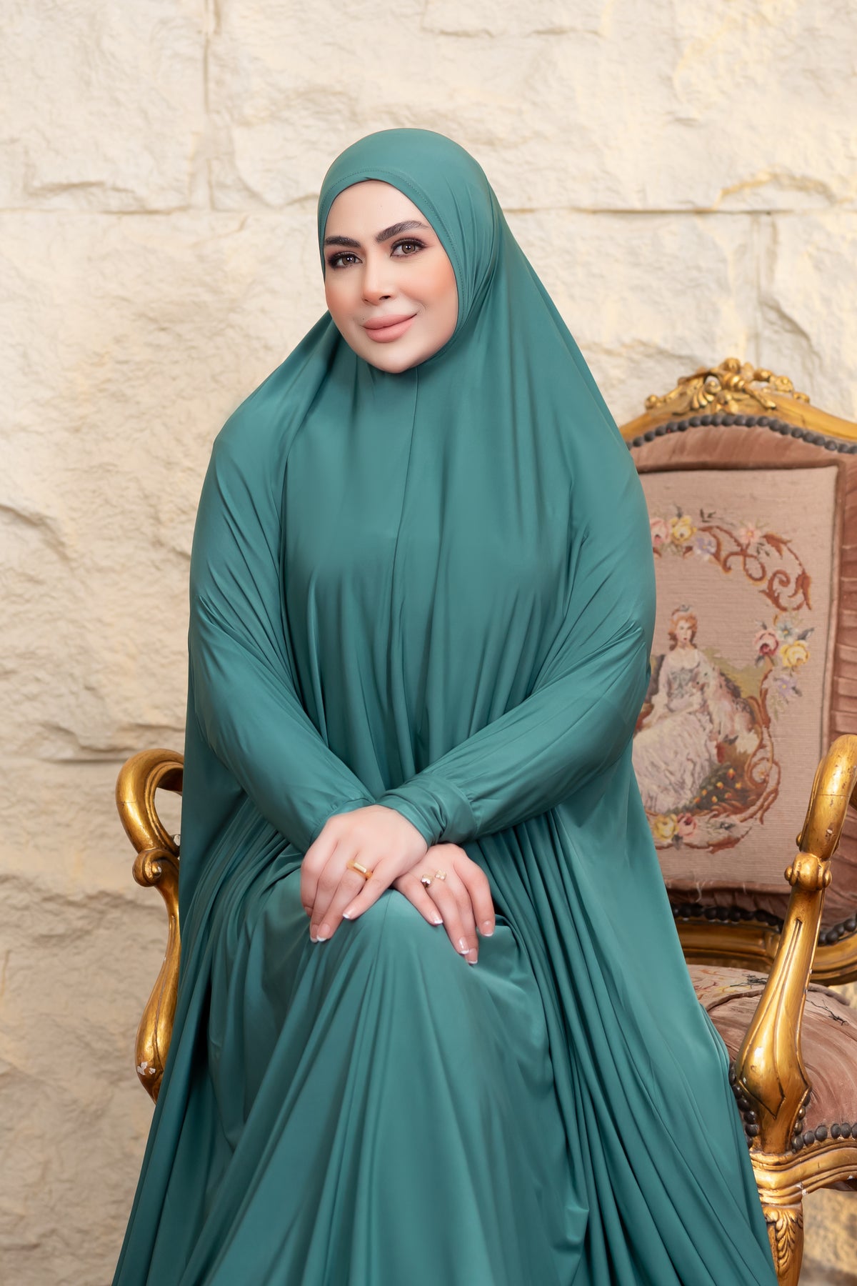 ملحفه صلاه بخامة زبدة كوري