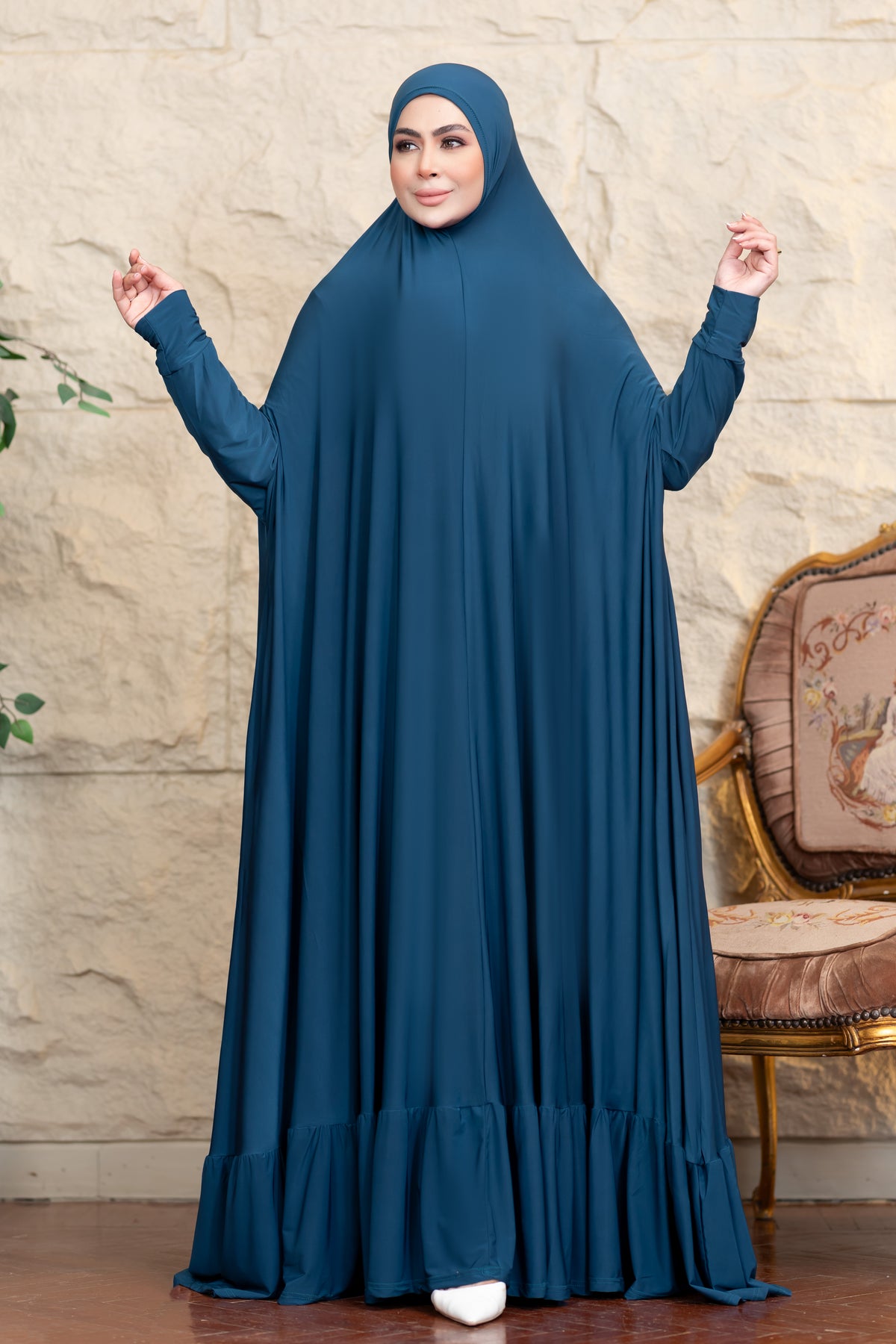 ملحفه صلاه بخامة زبدة كوري